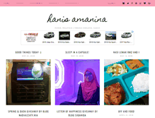 Tablet Screenshot of hanisamanina.com